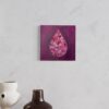 Smartist-03-03-2025-4-36-46 realistic painting of tear drop shaped pink or rose diamond
