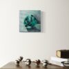 Echoes of Emerald Brilliance realistic emerald oil paining on wall Echoes of Emerald Brilliance realistic emerald oil paining on wall