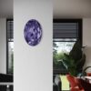 The Crystal Eye’s Gaze A purple realistic oil painting of sapphire on a wall The Crystal Eye’s Gaze A purple realistic oil painting of sapphire on a wall