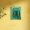 Realisting oil painting of an Emerald hanging on a wall Realisting oil painting of an Emerald hanging on a wall