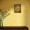 Tear Shaped realistic oil painting in diamond shape on canvas hanging on wall Tear Shaped realistic oil painting in diamond shape on canvas hanging on wall